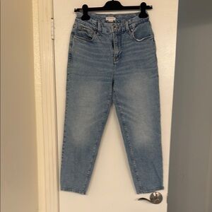 Good American Blue Ankle Cropped Jeans